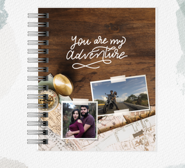 Journal +100 momentos contigo - Portada Maps