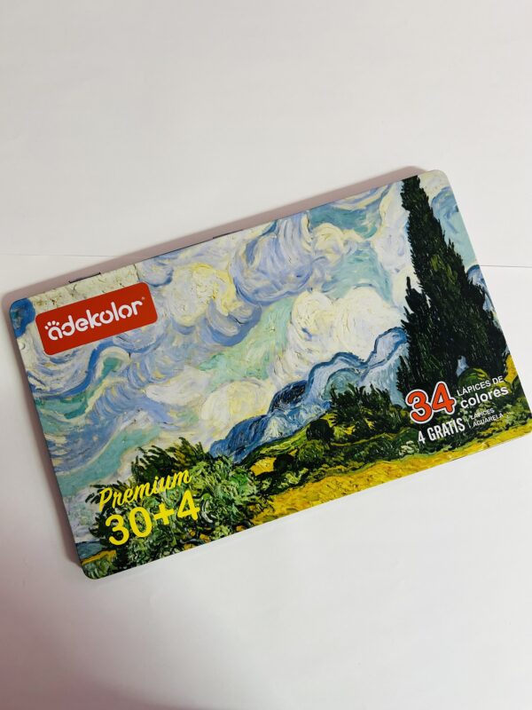 Colores premium 34 Van Gogh Trigal Verde con Ciprés