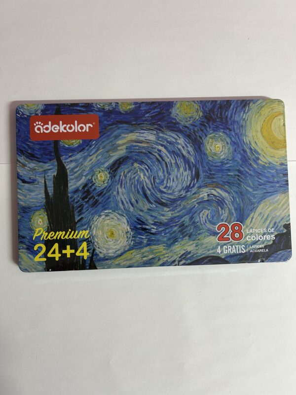 Colores premium 28 lápices Van Gogh Noche estrellada