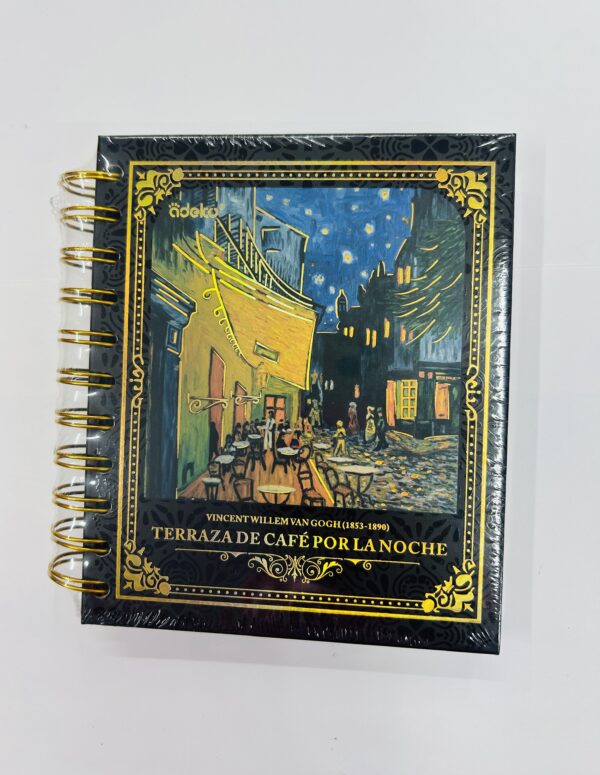 Cuaderno pocket hoja negra 100H  12.5x15cm
